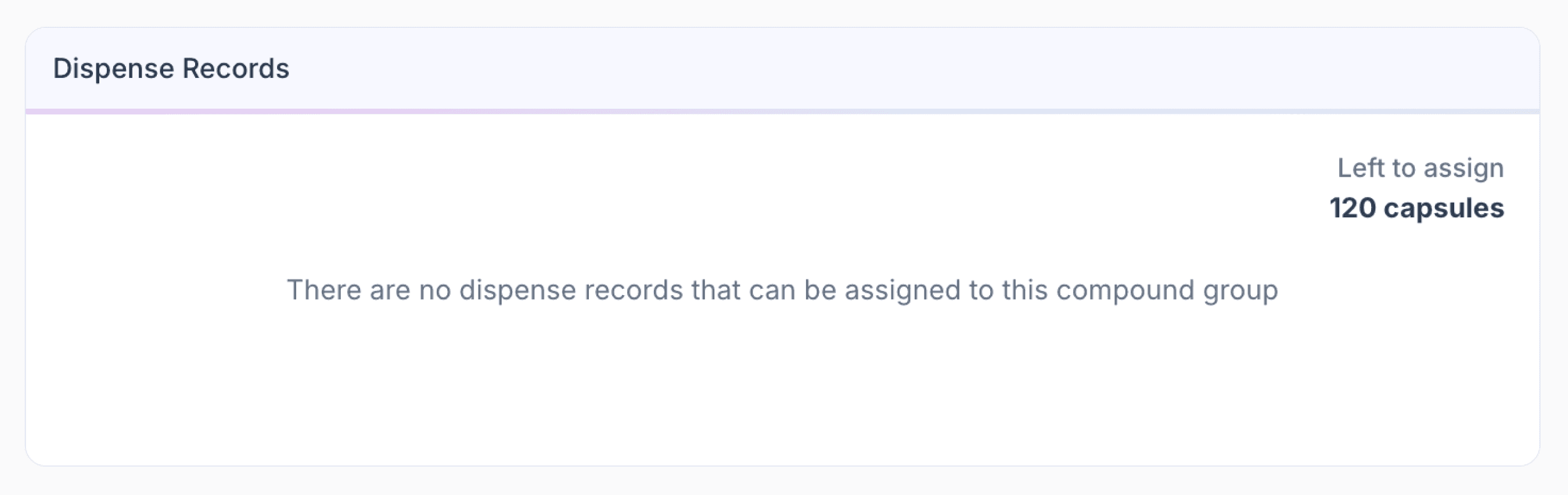 CG deleted record no assigned to compound group