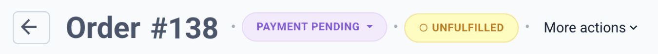 payment pending