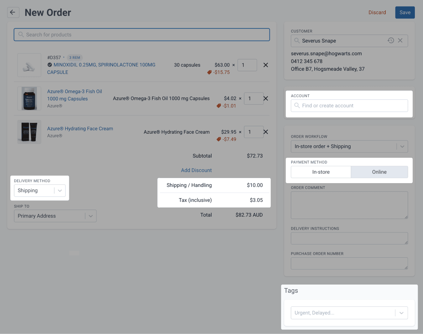 workflow defaults