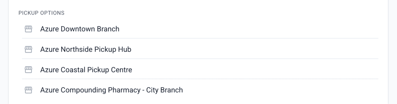 add pickup location on order workflow