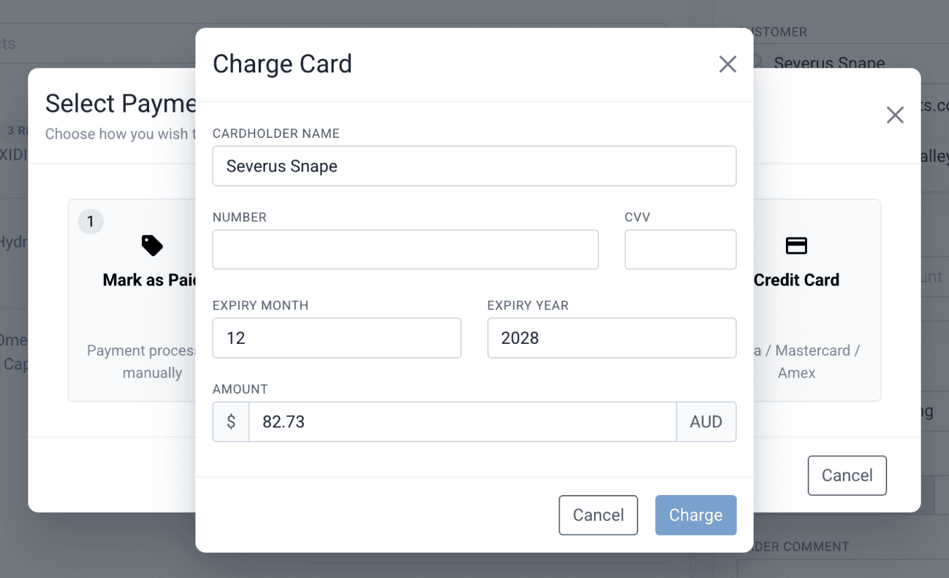Card payment
