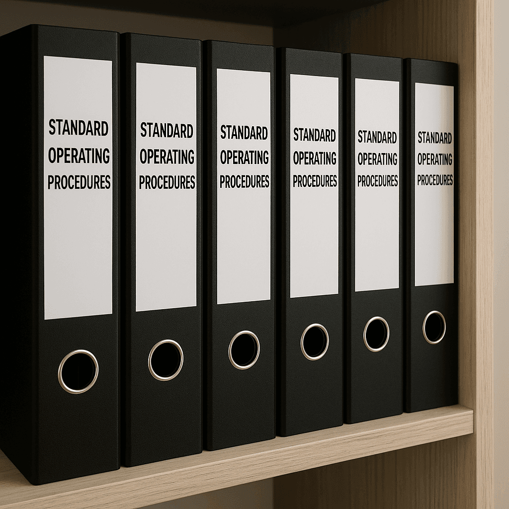 Standard operating procedures in storage sample