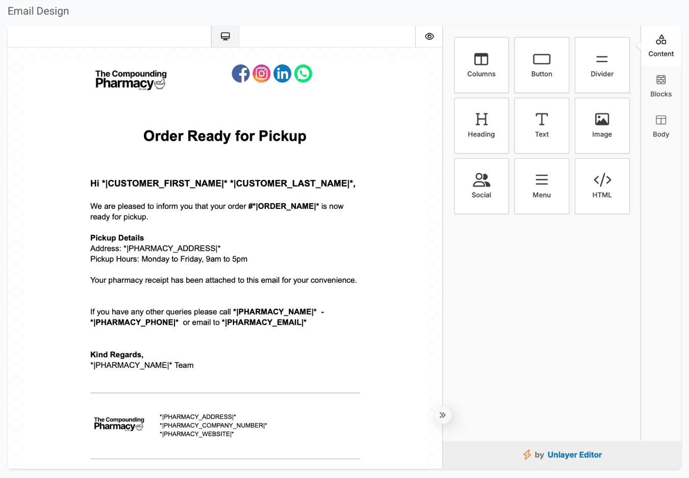 email design