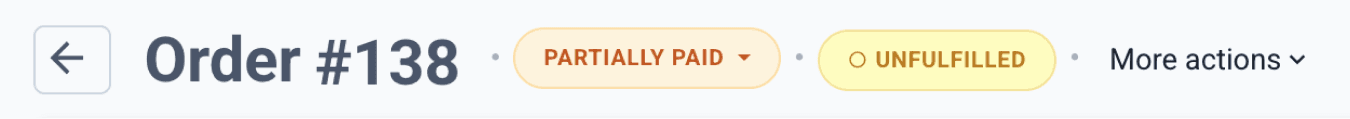 partial payment status badge