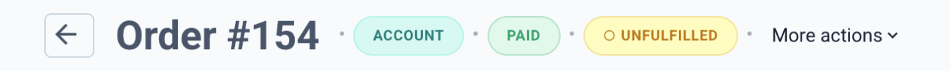 account paid status badge