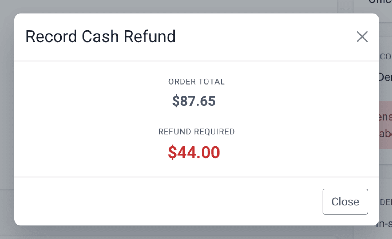partial refund