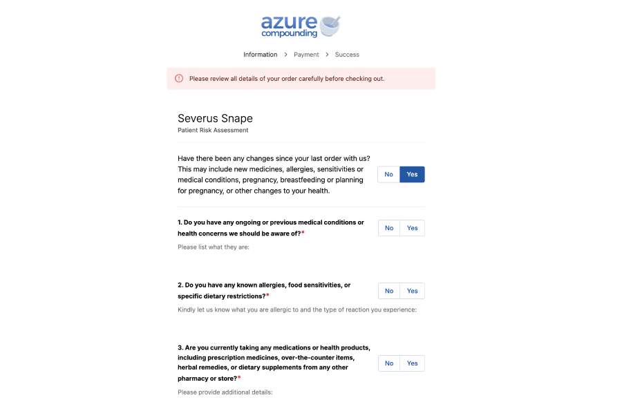 risk assessment link