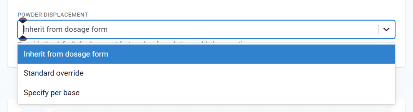 Inherit from DF drop-down