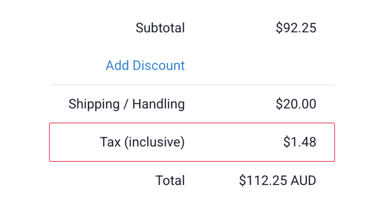 tax in accounts