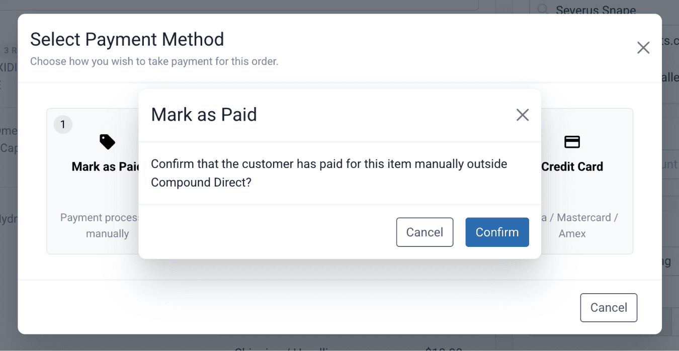 mark as paid