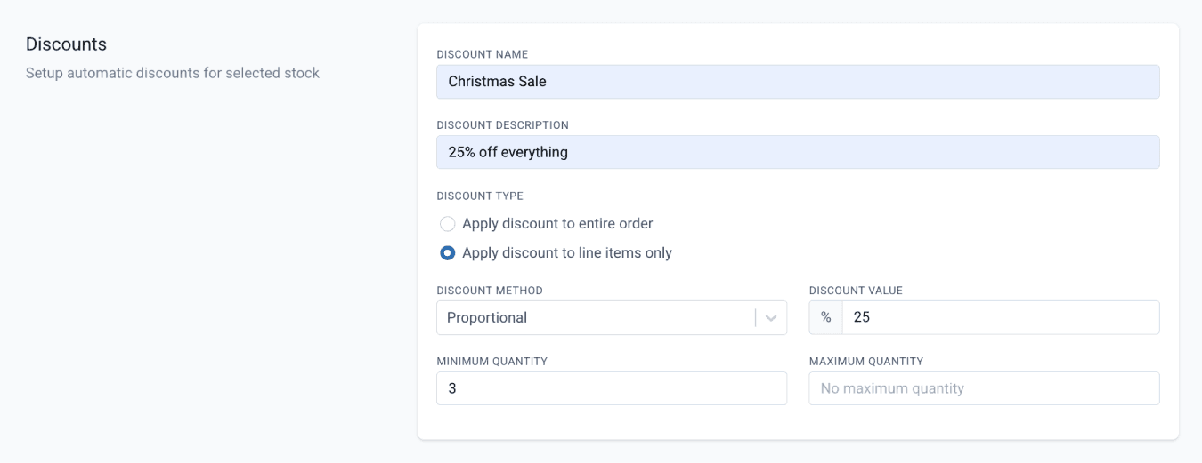 new discount options
