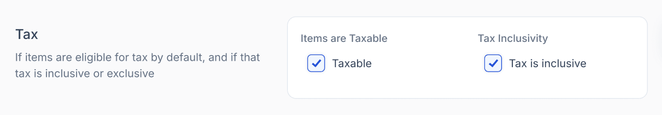 Order Workflows Tax