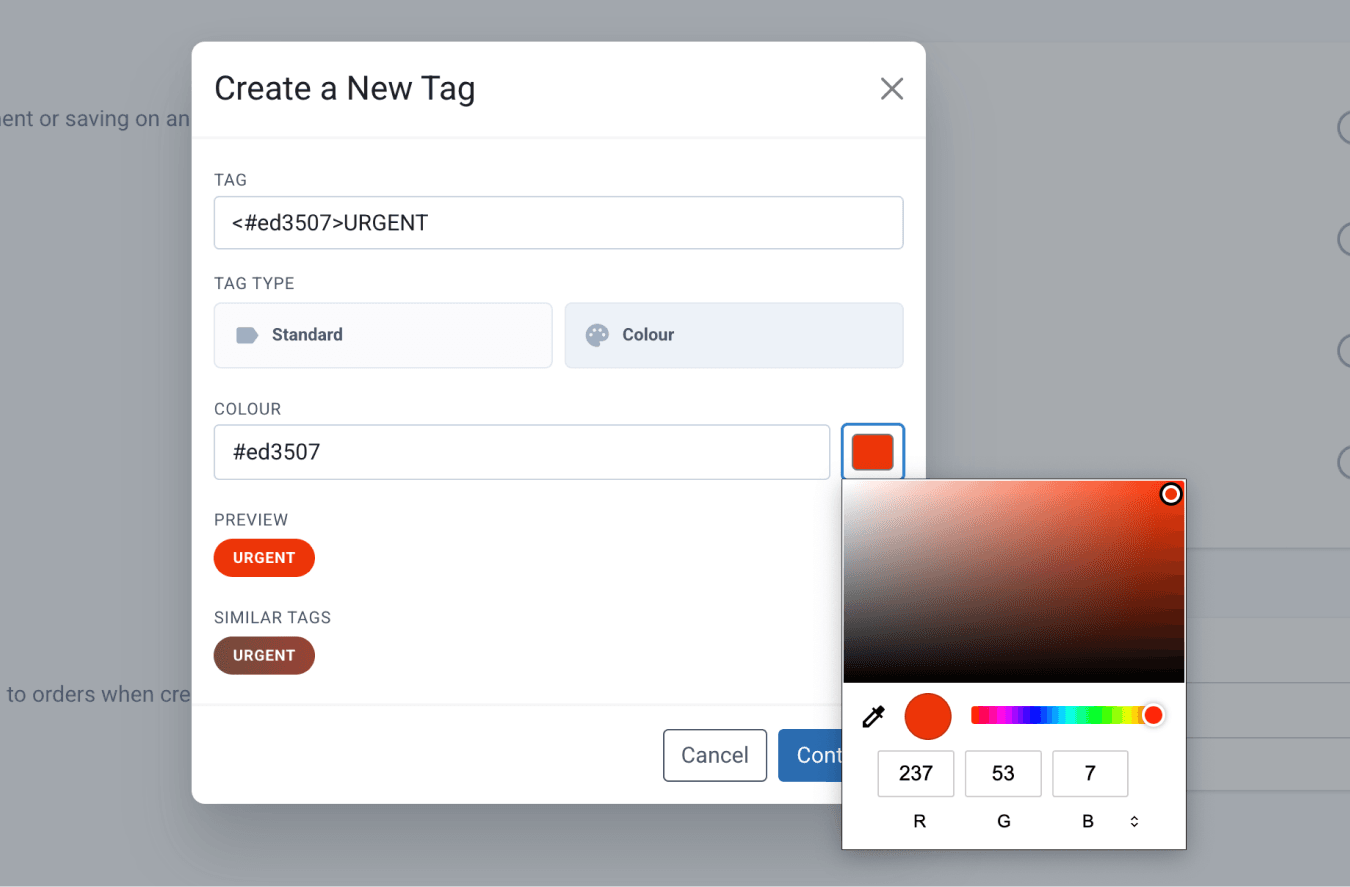 tag designer